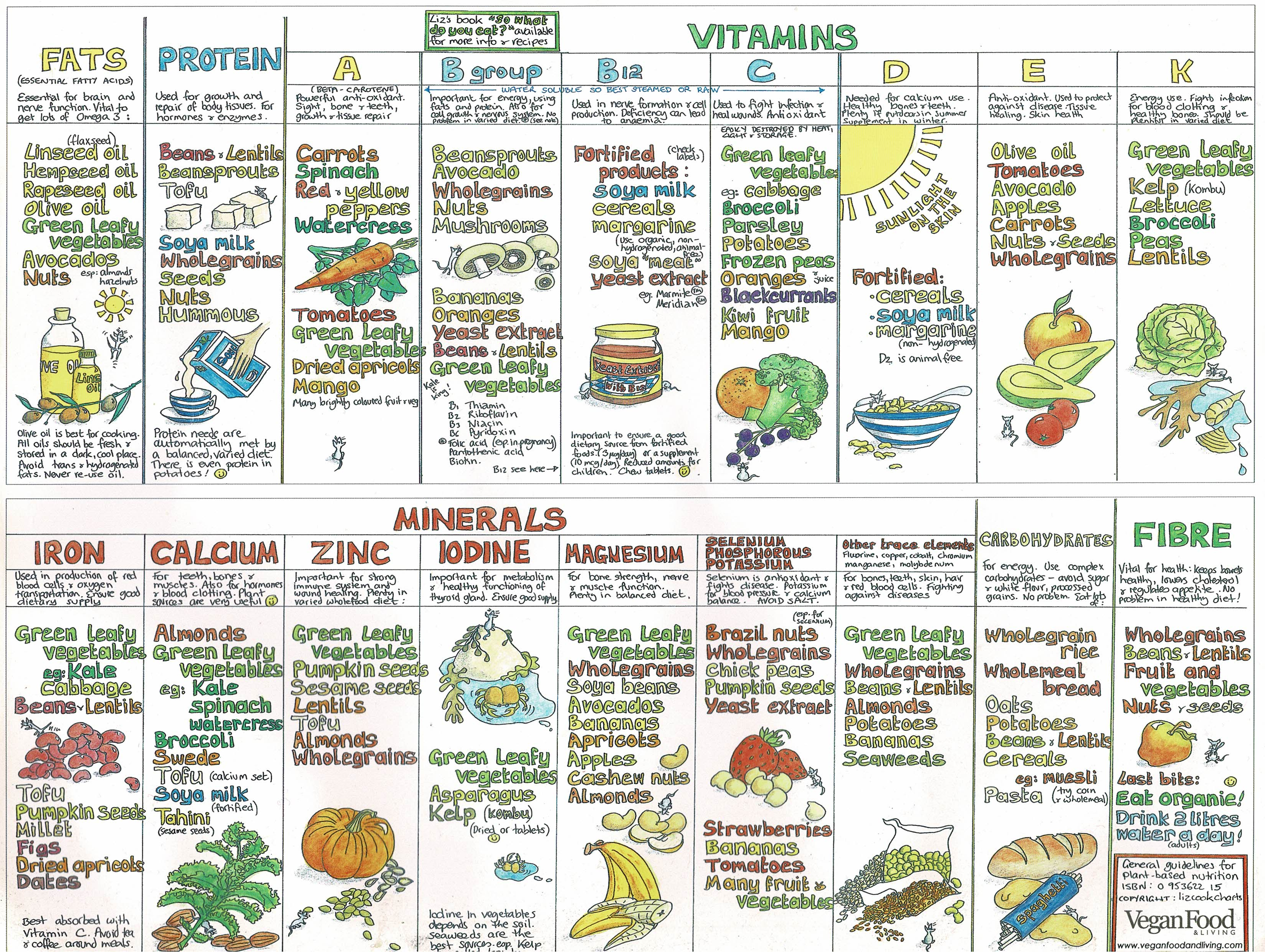 Liz Cook Nutrition Chart